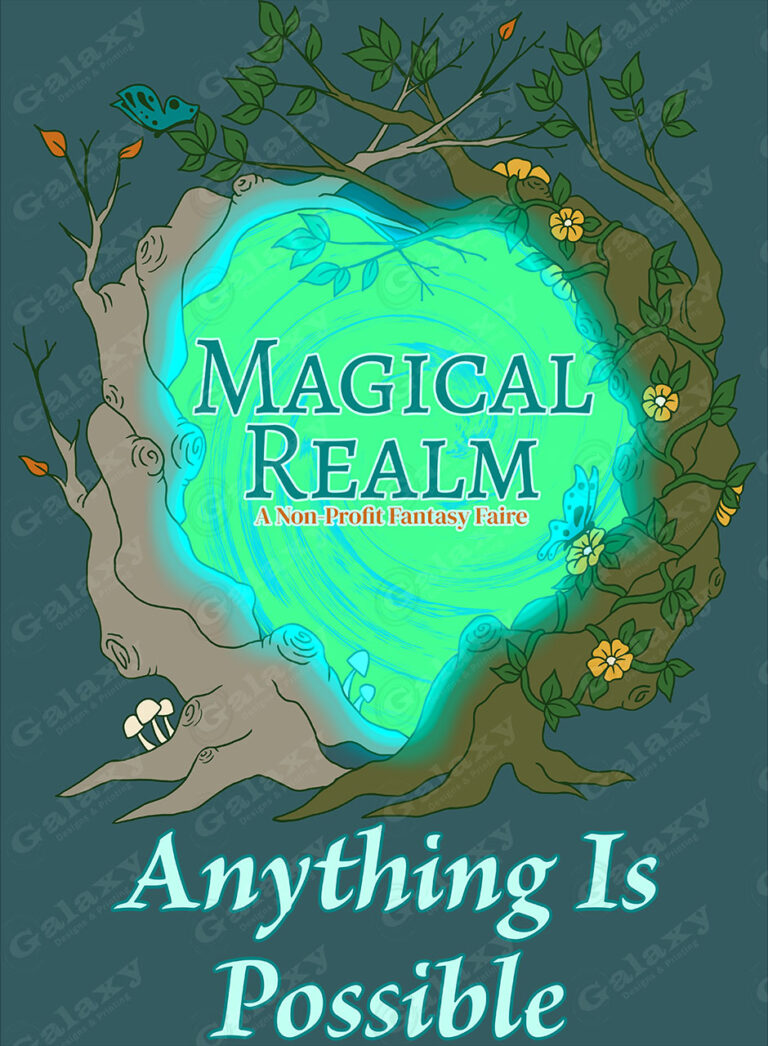 web design magical realm slide